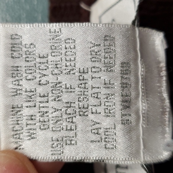 Brown 2 button cardegan short sleeve. Size large. USA, Military? Y2K - Picture 7 of 7